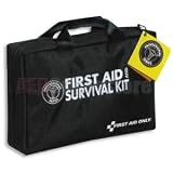 Buy 168 Piece Emergency Survival Kit, Professional Grade Nylon Case w Clear Pocket... by First Aid Only