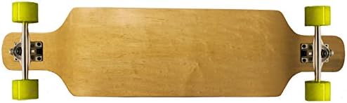 Drop Down Longboard Complete 9.4 x 38 Natural Concave Maple Symmetrical Shape