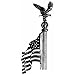 Whitehall Prod. FP1T50SFBZYD Flag Pole Eagle