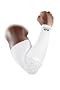 McDavid HexPad Power Shooter Arm Sleeve, One Each Fits either Arm (White, Large)