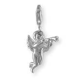 MELINA Charms Pendentif Ange avec trompette Argent 925