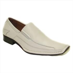 Giorgio Brutini 159046-1 Slip-on with Side Gore in White by Giorgio Brutini