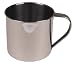 Sports : Grosse Edelstahl Tasse Camping Becher 0,5 Ltr mit Griff