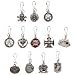 Diamond Plate 12Pc Set Assorted Zipper Pulls