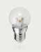 3 Watt Clear LED Light Bulb Bubble Globe Shape E26 Standard Household Base