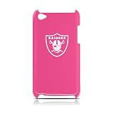 NFL Oakland Raiders Varsity Jacket Hardshell Case for iPod Touch 4G, Pink, 4.4x2.4-Inch