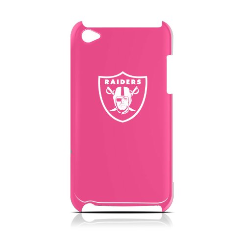 NFL Oakland Raiders Varsity Jacket Hardshell Case for iPod Touch 4G, Pink, 4.4x2.4-Inch at Amazon.com