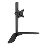 Adjustable Tilting Single Desk Mount Bracket for LCD LED (Max 33lbs, 13~23inch) - Black