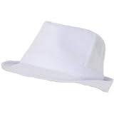 Related Top Seller of Classic Cotton Black Fedora Hat New Cotton Pique Vented Mesh Panel Fedora Hat White Large
