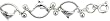 Sterling Silver Anklet with Jumping Dolphins and Beads