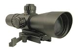 NcStar Mark III Tactical 4x32 illuminated Rifle Scope With Quick Detach Scope Mount For AR15 Mini-14