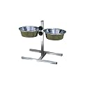 Dog Feeding Bowls with Stand 1.8 litre