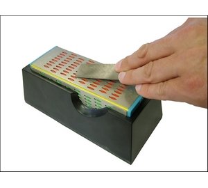 Faithfull DWQUAD Diamond Sharpening Stone 4-Sided