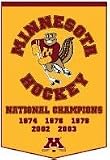 Minnesota Golden Gophers 24x36 Hockey Dynasty Wool Banner