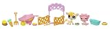 Hasbro - 90388 - Poupée - 2 Littlest Petshop et Accessoires - Cochon et Vache