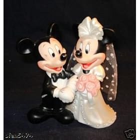 Disney Mickey & Minnie Wedding Figurine/Cake Topper