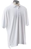 Ashworth Men's Pima Jet Pique Short Sleeve Knit Shirt (White, Small)