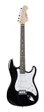 Johnny Brook Standard Electric Guitar Black, Black