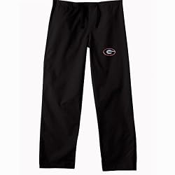 Georgia Bulldogs NCAA Classic Scrub Pant (Black)