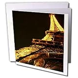 Vacation Spots - Eiffel Tower - Greeting Cards-12 Greeting Cards with envelopes