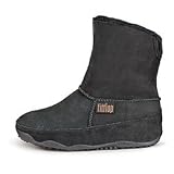 FitFlop Women's Mukluk Boot,Black,8 M US