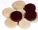 Weible 03932 - Backgammon Steine aus Holz