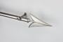 NEW Decorative Curtain Rod #25, 66-120 inch, satin nickel