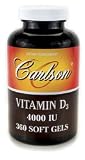 Carlson Labs - Vitamin D3 4000 IU - 360 Softgels Carlson Labs - Vitamin D3 4000 IU - 360 Softgels