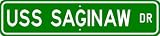 USS SAGINAW LST 1188 Street Sign - Navy
