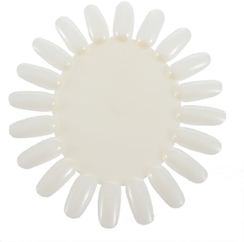 MoeWoods(TM) False Tip Art Display Practice Wheel Board for Nail Polish Design Decoration #E