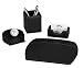 Deluxe Desk Set Mouse Pad, Putter Cup, Pen Cup & Business Card Holder (Black) by Call...