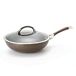 Circulon Symmetry Chocolate Nonstick Covered Stir Fry Ultimate Pan, 12-Inch, Chocolate