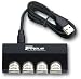 Targus Ultra Mini 4-Port USB Hub - 4 x 4-pin Type A Male USB 1.1 - USB, 1 x 4-pin Type B USB 1.1 - USB - External