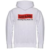 GLASS BLOWER And loving every minute of it Adult Zippered Hooded (Hoody Hoodie) Sweatshirt Fleece Jacket (Various Colors Avail)