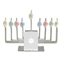Alef Judaica MLCOLOR Colored Electric Menorah