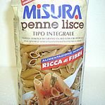 Misura whole wheat pasta - Pene Lisce 1lb. by Misura
