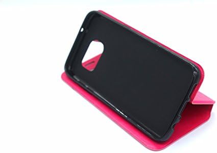 Galaxy S7 Edge Leather Case, Samsung S7 Edge Leather Case, Carrying Leather Case for Samsung Cell Phone. Samsung Galaxy S7 Edge Leather Case (Pink)