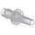 Value Plastics MLSL035-6 Male Luer to 500 Series Barb, 3/16" (4.8 mm) ID Tubing (May be used with separate stationary lock ring; FSLLR), Natural Polypropylene (25-Pack)
