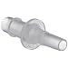 Value Plastics MLSL035-6 Male Luer to 500 Series Barb, 3/16" (4.8 mm) ID Tubing (May be used with separate stationary lock ring; FSLLR), Natural Polypropylene (25-Pack)