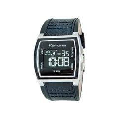 Kahuna Digital Armbanduhr mit schwarzem Lederarmband in praktischem Schutzt�schchen - KW06002G