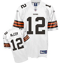 Reebok Cleveland Browns Colt McCoy Youth Replica White Jersey Large