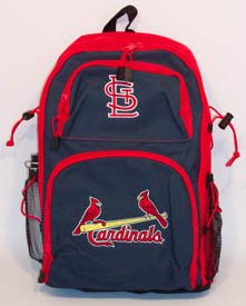ST. LOUIS CARDINALS OFFICIAL MLB BACKPACK W/ WATER BOTTLE