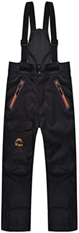 Mcgos Kid's Waterproof Insulated Skiing Spirit Bib Ski Snow Pants For Boys Girls Navy Size US XXL