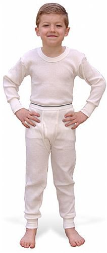 Indera Boys Thermal Shirt and Pant Set in Colors