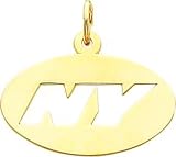 14K Gold NFL New York Jets Logo Charm