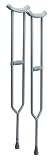 Lumex Imperial Steel Crutches Tall 5 Feet 10 Inches Inches To 6 Feet 6 Inches, Aluminum
