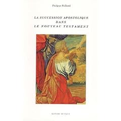 La succession apostolique dans le Nouveau Testament