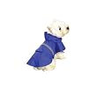 Guardian Gear Vinyl Dog Rain Jacket with Reflective Strip, Small, Blue Guardian Gear Vinyl Dog Rain Jacket with Reflective Strip, Small, Blue