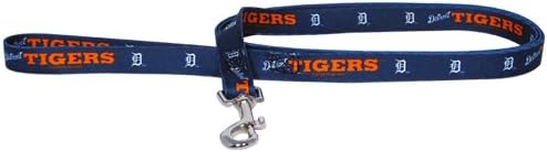 MLB Detroit Tigers Pet Lead, Large, Team Color