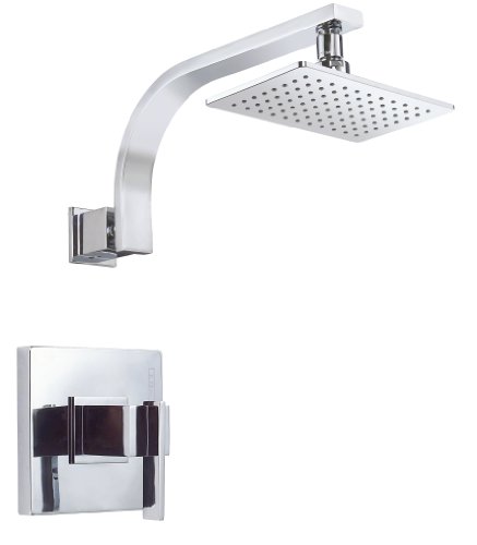 Danze D512544T Sirius Single Handle Shower Trim Kit with Efficient Flow Showerhead, Chrome